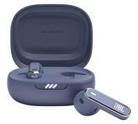 JBL Live Flex Auriculares Inalámbricos con Cancelación Adaptativa de Ruido Azules