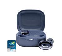 JBL Live Free 2: 35 horas de tiempo de reproducción, cancelación de ruido adaptativa, ambiente inteligente y micrófonos formadores de haz (azul)