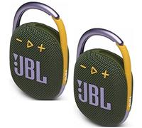JBL Paquete de 2 altavoces Bluetooth inalámbricos impermeables Clip 4 (verde)