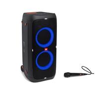 JBL PartyBox 310MC Altavoz inalámbrico portátil Bluetooth con efectos de luces y micrófono, resistente al agua conforme al índice IPX4, hasta 18h de reproducción, negro