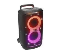 JBL Partybox 520, altavoz inalámbrico bluetooth para fiestas, 15h de autonomía, espectáculo de luces dinámico, IPX4, compatible con varios altavoces, AI Sound Boost, entrada para micrófono, negro