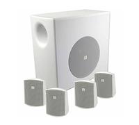 JBL Professional C50PACK-WH Surface Mount Subwoofer and Mini-Satellite Loudspeaker System, White