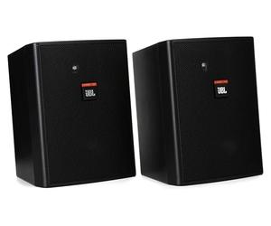 JBL Professional Control 25AV Compact Indoor/Outdoor Background/Foreground Speaker, Black, Sold as Pair