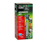 JBL PROFLORA CO2 Advanced Set U - Fertilizante de CO2 para 40-600 l, con Apagado Nocturno, 2 manómetros, Botella desechable y Accesorios