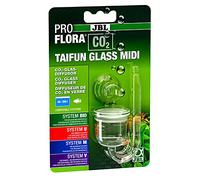 JBL PROFLORA CO2 Taifun Glass Midi Difusor de CO2 para acuarios de Agua Dulce de 40-300 litros, de Cristal