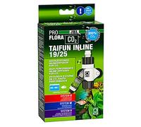 JBL PROFLORA CO2 Taifun Inline 19/25, difusor de CO2, Contador de Burbujas Integrado y protección contra reflujo, para acuarios de 200-800 l