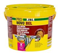 JBL PRONOVO BEL Flakes, alimento Principal para Todos los Peces de Acuario de 8 a 20 cm, Copos de Comida para Peces, Talla M, 5,5 l