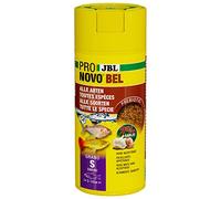 JBL PRONOVO BEL Grano, Alimento básico para Todos Peces de Acuario de 3-10 cm, Gránulos para Pescados, Dosificador de Clic, Talla S, 250 ml
