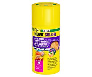JBL Pronovo Color Flakes - Copos de Comida para Todos los Peces de Acuario de 8 a 20 cm, tamaño M, 100 ml