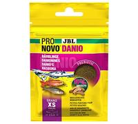 JBL PRONOVO DANIO Grano, Alimento básico para barbudos y pequeños Danios de 3-5 cm, gránulos para Peces, Talla XS, 20 ml