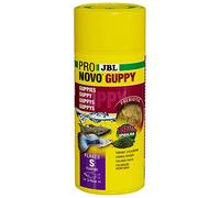JBL PRONOVO Guppy Flakes, alimento Principal para Guppies y Parto Vivo de 3 a 10 cm, Copos de Comida para Peces, Talla S, 250 ml
