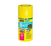 JBL PRONOVO Neon Grano, Alimento básico para neón y Otros pequeños Characins de 1-3 cm, granulados para Peces, dosificador Clic, tamaño XXS, 100 ml