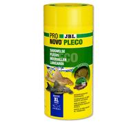JBL PRONOVO PLECO Wafer, Comprimidos Alimenticios con Parte de Madera para Loricáridos Herbívoros de 15-40 cm, Alimento para Peces, Tamaño XL, 1 L