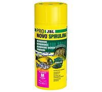 JBL PRONOVO SPIRULINA Flakes, pienso Verde para Todos los Peces de Acuario de 8 - 20 cm, Copos de Comida para Peces, Talla M, 250 ml