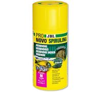 JBL PRONOVO SPIRULINA Flakes, pienso Verde para Todos los Peces de Acuario de 8 a 20 cm, Copos de Comida para Peces, Talla M, 1000 ml