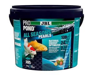 JBL PROPOND All Seasons Pearls 1,0 kg (5,5 L) | Cuentas 4 Estaciones para Todos los Peces de Cuenca | Alimentación Saludable y equilibrada | Flotantes | a Partir de 10 °C