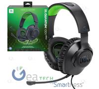 JBL QUANTUM 100 Auriculares Gaming Over-Ear Con Cable Y Micrófono Negro Verde