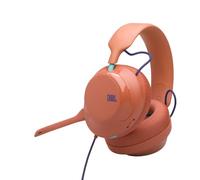 JBL Quantum 120, Auriculares Circumaurales con Cable para Gaming, Coral | Multiplataforma, Ligero y Cómodo, Micrófono Desmontable con Cancelación de Ruido, Sonido Espacial JBL Quantum, QuantumENGINE