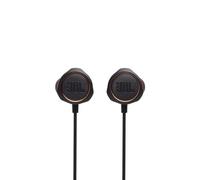JBL Quantum 50 Auriculares intraaurales para videojuegos, con potenciador de sonido y silenciador de micrófono, compatible con múltiples plataformas, en negro