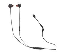 JBL Quantum 50C, auriculares intraaurales con cable para gaming, USB-C, JBL QuantumSURROUND, compatibilidad multiplataforma, micrófono, botones para volumen y silenciar micrófono, negro