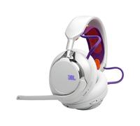 JBL Quantum 950 Auriculares inalámbricos multiplataforma Bluetooth para Gaming, JBL Quantum Spatial Sound, Seguimiento de Cabeza, micrófono con cancelación de Ruido, USB-C, 50h de autonomía, Blanco