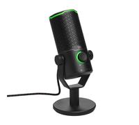 JBL Quantum Stream Studio - Micrófono USB patrón cuádruple para transmisión, grabación y Juegos, micrófono de Condensador Triple, compresor de Rango dinámico, fácil monitoreo de