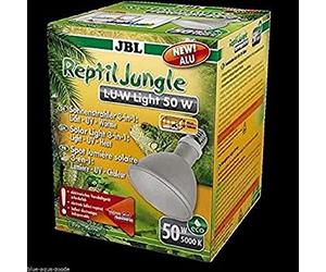 JBL ReptilJungle L-U-W 61895 - Foco reflector para terrarios tropicales (aluminio, 50 W, E 27)
