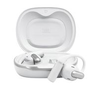 JBL Sense Pro, Auriculares Inalámbricos Open-Ear, Blanco | True Wireless, 38 Horas de Autonomía, Resistencia IP54 al Agua y al Polvo, Tecnología JBL OpenSound y Spatial Sound
