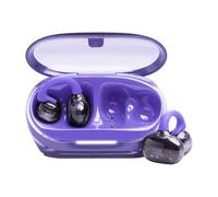 JBL Soundgear Clips Auriculares inalámbricos Open-Ear True Wireless, SonicArc Design, hasta 32 Horas de autonomía, Resistencia IP54 al Agua y al Polvo, tecnología JBL OpenSound, Ghost Purple