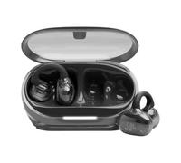 JBL Soundgear Clips Auriculares inalámbricos Open-Ear True Wireless, SonicArc Design, hasta 32 Horas de autonomía, Resistencia IP54 al Agua y al Polvo, tecnología JBL OpenSound, Ghost Black