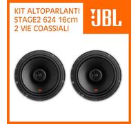 Arcas Altavoces JBL Stage2 624 para Coche 16,5cm 240W para Fiat Varios Modelos