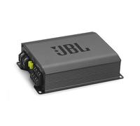 JBL Stage GT 60041 amplificador 4 canales Class-AB, 4x60 W RMS a 4 ohm, 4x80 W a 2 ohm, 2x160 W puenteado, full-range coche, filtros paso alto/bajo, rango 20 Hz-20 kHz