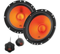 JBL Stage1 GEN2 62CF 6,5 in / 16,5 cm Altavoces Componentes Coche | 80 W RMS / 240 W pico, 91 dB, 4 Ohm, 55 Hz-20 kHz - sistema 2 vías - altavoces para coche con tweeters y rejillas incluidas
