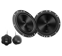 JBL Stage2 GEN2 65CF - 6.5 Inch (165mm) 2-Way Component Car Speakers - 90W RMS - 270W Peak - Separate Tweeters - OEM Fit Audio - with Grilles - Easy Install - Set of 2