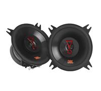 JBL Stage3 427F Altavoces Coaxiales 2 Vías 4 in / 10 cm para Coche | 30 W RMS / 150 W pico, 90 dB, 3 Ohm, 75 Hz-20 kHz - cono Plus One - tweeter cúpula PEI - diseño delgado
