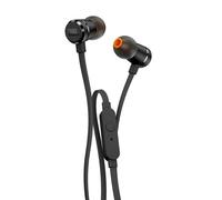 Auriculares Botón - JBL T290, Micrófono, Control remoto, Negro