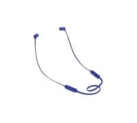 JBL Tune 110 BT Auriculares inalámbricos con sonido Pure Bass, Bluetooth, mando a distancia y micrófono, batería de hasta 6 horas, 2h de recarga, azul