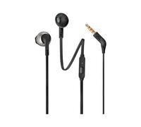 JBL Tune 205 Auriculares In-Ear con Cable con Sonido JBL Pure Bass y Micrófono, Negro