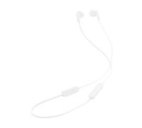 JBL Tune 235BT - Auriculares inalámbricos Bluetooth con micrófono de 3 Botones, Mando a Distancia y Cable Plano, Color Blanco