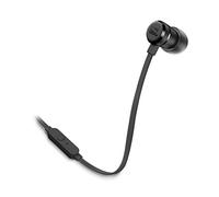 JBL Tune 290 Auriculares In-Ear con Cable Antienredos y Graves Potentes, Universales, con 1 Mando/Micrófono, Negro