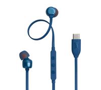 JBL Tune 310 C Hi-Res Wired Earbuds with Microphone, Flat Tangle-Free Cable, 3-B