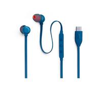 JBL Auriculares Tune 310C con cable USB-C Pure Bass, micrófono y control remoto integrados Azul