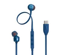 JBL Tune 310C Auriculares con cable USB-C Pure Bass Micrófono y control remoto integrados Azul
