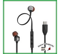 JBL Tune 310C USB-C Auriculares In-Ear con Cable Hi-Res Audio Negro para Reun...