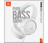 JBL - Tune 500 Auriculares Alámbrico Diadema Música Blanco