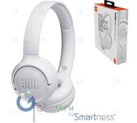 JBL Tune 500 T500 Auriculares Con Filo On-Ear Jack 3.5" Mando Y Micrófono Bianc