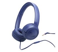 JBL Tune 530 Auriculares con Cable, Ajuste cómodo, micrófono, Sonido JBL Pure Bass, preajustes de ecualización, diseño Plegable y Cable sin enredos, Negro