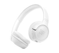 JBL Tune 530 BT, Auriculares supraaurales inálambricos con Bluetooth 6.0, 76 Horas de reproducción con JBL Pure Bass, Plegables, Google Fast Pair, Microsoft Swift Pair, Blanco