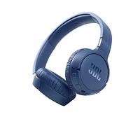 JBL Tune 660 NC Auriculares supraaurales inalámbricos con bluetooth y cancelación de ruido, sonido Pure Bass, hasta 44h de música de música continua, color azul
