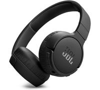 JBL Auriculares Tune 670 NC, auriculares supraaurales inalámbricos ligeros con cancelación de ruido adaptativa, Bluetooth y 70 horas de batería, negro